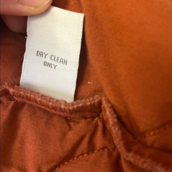 Keren Hart Cropped Quilted Jacket Burnt Orange/Rust Color Size M - Picture 9 of 10